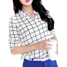 Blusas Femininas Women Blouses Contrast Pattern Asymmetric Hem Stand Collar Casual Shirts Women Tops Plus Size S-XXL SM6