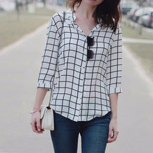 Blusas Femininas Women Blouses Contrast Pattern Asymmetric Hem Stand Collar Casual Shirts Women Tops Plus Size S-XXL SM6