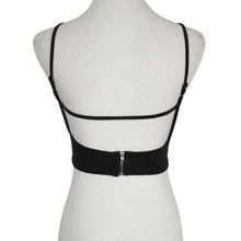 Bodycon Sexy Bra Women Hollow Out Bandage Cropped Tops Backless Slim Black Bralette Bra Roupas Sexy E Sensuais#121 SM6