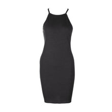 Bodycon Slim Dresses Women  Sexy  Sleeveless Sling Halter Backless Robe Sexy Dress Short Mini Dress vestidos mujer #63 SM6