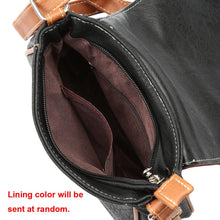 Bohemia Women PU Leather Crossbody Bag Tassel Hollow Out Cover Messenger Bags Zipper Casual Vintage Small Shoulder Bags Black SM6