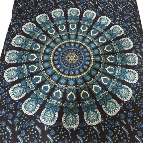 Bohemian Beach Towel Rectangle Hippie Tapestry Beach Throw Roundie Towel Mat Toalla Playa Tapestry#B812 SM6