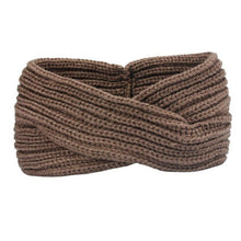 Bohemian Cross Headbands For Women Knitted Solid Elegant Headwear Warm Winter Handbands Diadema Pelo Muje#121 SM6