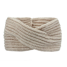 Bohemian Cross Headbands For Women Knitted Solid Elegant Headwear Warm Winter Handbands Diadema Pelo Muje#121 SM6