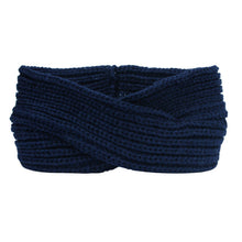 Bohemian Cross Headbands For Women Knitted Solid Elegant Headwear Warm Winter Handbands Diadema Pelo Muje#121 SM6