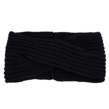 Bohemian Cross Headbands For Women Knitted Solid Elegant Headwear Warm Winter Handbands Diadema Pelo Muje#121 SM6