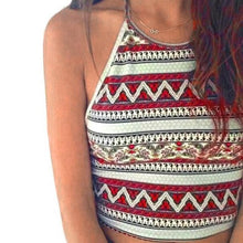 Boho  Style  Hot Sexy Women Tank Tops Bustier Vest Backless Bandage Crop Top Bralette Shirt Cami Women Cropped #1210 SM6