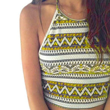 Boho  Style  Hot Sexy Women Tank Tops Bustier Vest Backless Bandage Crop Top Bralette Shirt Cami Women Cropped #1210 SM6