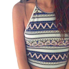 Boho  Style  Hot Sexy Women Tank Tops Bustier Vest Backless Bandage Crop Top Bralette Shirt Cami Women Cropped #1210 SM6