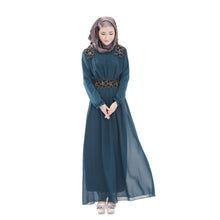 Boho Women Long Sleeve Maxi Dress Abaya Islamic Muslim Dresses PY3 SM6