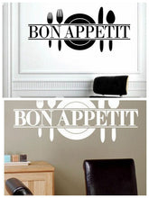 Bon appetit food wall stickers kitchen room decoration 8344. diy vinyl adesivo de paredes home decals art posters papers 3.5 SM6