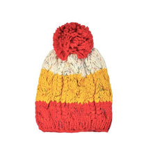 Bonnet Femme Hiver Striped Women Ladies Winter Hats Colorful Knitted Beanie Women Caps Gorros Mujer Invierno#F106 SM6