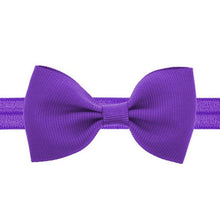 Bowknot Elastic Hair Bands 17 Colors Cute Girl Headbands Summer Hair Accesories Cerchietti Capelli#0521 SM6