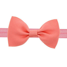 Bowknot Elastic Hair Bands 17 Colors Cute Girl Headbands Summer Hair Accesories Cerchietti Capelli#0521 SM6