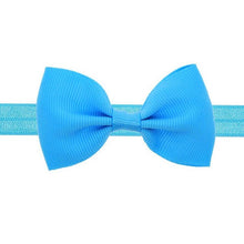 Bowknot Elastic Hair Bands 17 Colors Cute Girl Headbands Summer Hair Accesories Cerchietti Capelli#0521 SM6