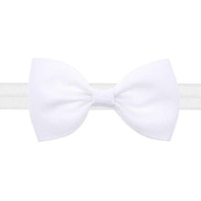 Bowknot Elastic Hair Bands 17 Colors Cute Girl Headbands Summer Hair Accesories Cerchietti Capelli#0521 SM6