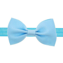 Bowknot Elastic Hair Bands 17 Colors Cute Girl Headbands Summer Hair Accesories Cerchietti Capelli#0521 SM6