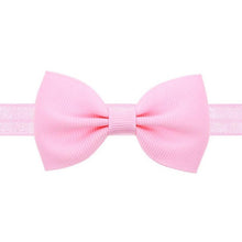 Bowknot Elastic Hair Bands 17 Colors Cute Girl Headbands Summer Hair Accesories Cerchietti Capelli#0521 SM6