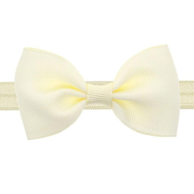 Bowknot Elastic Hair Bands 17 Colors Cute Girl Headbands Summer Hair Accesories Cerchietti Capelli#0521 SM6