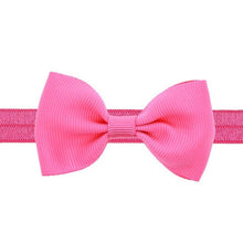 Bowknot Elastic Hair Bands 17 Colors Cute Girl Headbands Summer Hair Accesories Cerchietti Capelli#0521 SM6