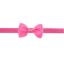 Bowknot Elastic Hair Bands 17 Colors Cute Girl Headbands Summer Hair Accesories Cerchietti Capelli#0521 SM6