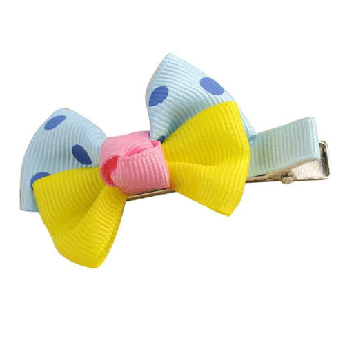 Bowknot Hair Clips For Girls Hairpin Newborn Hair Accesories Princess Hair Flower Pins Presilha De Cabelo#121 SM6