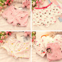 Boy Girls Kids Cotton Cartoon Flower Pajama Underwear Underpant Boxers Short Pants SM6