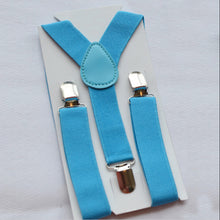 Boys Girls Kid Children Clip on Y Back Elastic Suspenders Slim Adjustable Braces Tirantes SM6