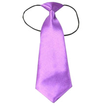 Boys Girls Necktie Children School Tuxedo Satin Silk Elastic Neck Tie Ties for Kids School Wedding Prom Clip On SM6