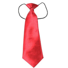 Boys Girls Necktie Children School Tuxedo Satin Silk Elastic Neck Tie Ties for Kids School Wedding Prom Clip On SM6