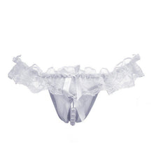 Bragas mujer  Sexy Women Underpanties Pearl Lace Open Crotch Thongs And G-String Mesh Ladies Low Waist Underwear panties &03 SM6