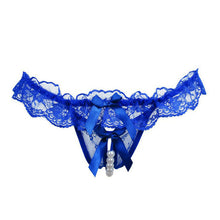 Bragas mujer  Sexy Women Underpanties Pearl Lace Open Crotch Thongs And G-String Mesh Ladies Low Waist Underwear panties &03 SM6