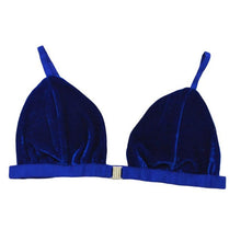 Bralette Bra Vintage Velvet Sexy Women Bra Bandage Camisole Cropped Tops Sleepwear Bustier Crop Top Chalecos Mujer#A12 SM6