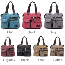 Canvas Handbag Casual Travel Shoulder Bag Large Capacity Retro Crossbody Tote Luxury Women Designer Handbags  SM6