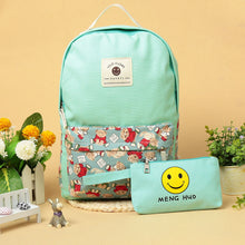 Canvas Women Backpack Big Capacity Travel Smiley School Bags For Teenagers Cartoon Backpack For Girls Mochilas Escolar SM6