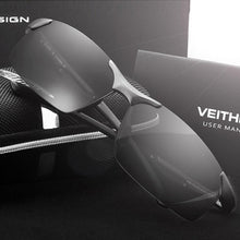 Brand Designer Polarized Men Sunglasses Driving Goggle Sun Glasses Lunette De Soleil VEITHDIA SM6