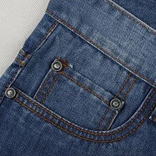 Leisure True Jeans Men Mid Waist Famous Straight Denim Long Trousers Business Designer Jeans Casual Jeans Pant SM6