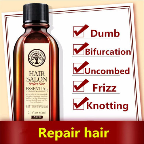 Brand Multi-functional 60ml Hair Care Moroccan Pure Argan Essential Oils Hair Conditioner Dry Hair Repair SM6
