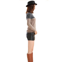 Brand New Autumn Winter Pure Wool Female Sweater Plus Size Thin Knitted Long Sleeve O-neck Pullovers Hot  70045 SM6