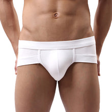 Breathable Comfortable Mens Sexy Briefs Men Underwear Boys Underpants U Convex Pouch Low Elastic Waist Soft Briefs SM6
