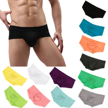Breathable Comfortable Mens Sexy Briefs Men Underwear Boys Underpants U Convex Pouch Low Elastic Waist Soft Briefs SM6