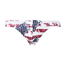 Breathable Sexy Mens Briefs Stripe Underwear Men Thong Briefs Cotton G-String U Convex Pouch Low Waist Shorts Underpants SM6