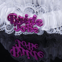 Bride To Be White Lace Garter Hen Night Party Bachelorette Bridal Shower Y1 SM6