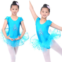 Brief Solid Girls Kids Baby Candy Color Tutu Dress Dance Costumes Ballet Dancewear New Y46SM6