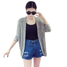 Brief Women Loose Batwing Cardigan Hip Long Shirts Sweater Casual Knitted Outwear SM6