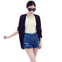 Brief Women Loose Batwing Cardigan Hip Long Shirts Sweater Casual Knitted Outwear SM6