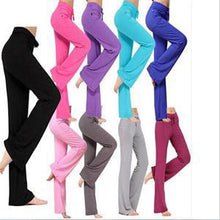 Bright Multicolor Pants Women Drawstring Loose Wide Leg Pants Women Solid Full Length Fitness Pants SM6