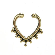 Bronze Nose Hoop Ring Sexy Fake Septum Nose Rings Faux Piercing Nose Studs Body Jewelry Gold Silver SM6