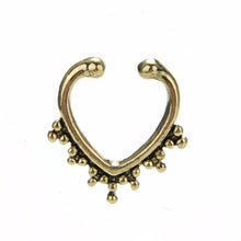 Bronze Nose Hoop Ring Sexy Fake Septum Nose Rings Faux Piercing Nose Studs Body Jewelry Gold Silver SM6