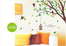 Brown tree cage sitting room TV setting wall decoration The third generation of removable wall stickers SM6